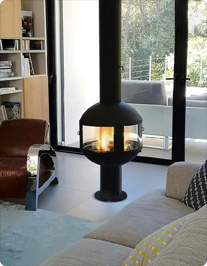 Agorafocus Holz auf Standfuß